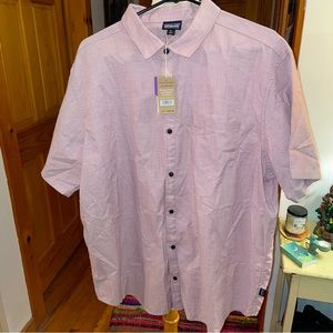 PATAGONIA NWT M’s XL SLUB POPLIN BD SS SHIRT